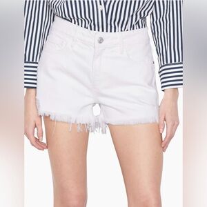 FRAME white denim shorts - Size 25, worn once!!!